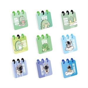 دفتریادداشت(مینی نوت)100برگ8*8دکمه ای آبرنگ کد A011